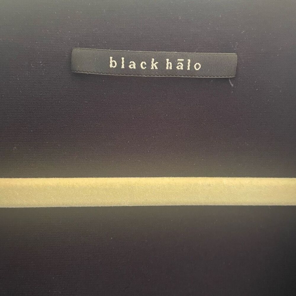 Black Halo Navy Blue Short Mini Bodycon Dress Women’s Size XS 0 2 Wedding Guest - Picture 2 of 4